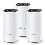 TP-Link Deco M4(3-PACK), Whole-Home Wi-Fi System, 1200Mbit/s, 802.11 a/ac/b/g/n, 2xLAN, MU-MIMO, HC, Parent, C, QoS