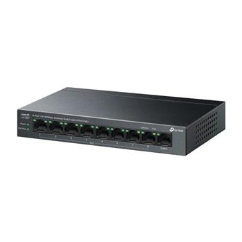 TP-Link LS109P, 9-portový 10/100Mbit/s stolní switch s 8 porty PoE+