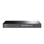 TP-Link SG2218P, 18portový gigabitový inteligentní switch JetStream s 16 porty PoE+