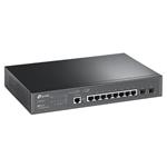 TP-Link SG3210, OMADA 8 portový gigabitový L2+ managment switch s 2 SFP sloty