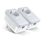 TP-Link TL-PA4010P KIT, "AV600 Passthrough Powerline Starter KitKIT: 2× TL-PA4010PSPEED: 600 Mbps PowerlineSPEC: Qual