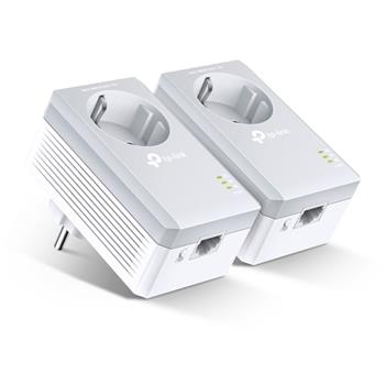 TP-Link TL-PA4010PKIT Powerline adaptér (600 Mbps), průchozí zásuvka