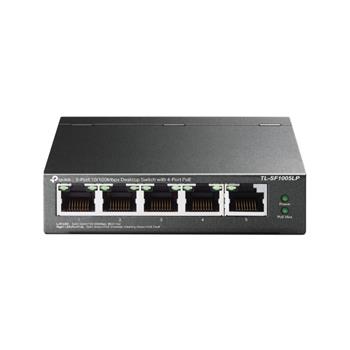 TP-Link TL-SF1005LP, 5portový 10/100 Mbit/s stolní switch se 4 porty PoE
