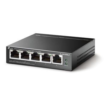 TP-Link TL-SG1005LP, 5portový gigabitový stolní switch se 4 porty PoE+
