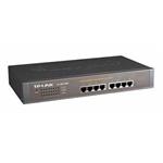 TP-Link TL-SG1008, 8 port Gigabit Desktop/Rack Switch, 8x 10/100/1000M RJ45 ports, 13" rack-mountable, steel case  