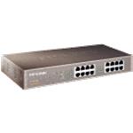 TP-Link TL-SG1016D, 16 port Gigabit Desktop Switch, 16x 10/100/1000M RJ45 ports, 13"rack-mountable, steel case