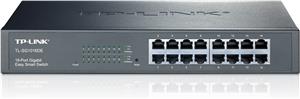 TP-Link TL-SG1016DE, 16 port Gigabit Easy Smart Switch, 16x 10/100/1000M RJ45 ports, MTU, Tag-Based, VLAN, QoS, IGMP, st