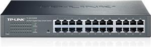 TP-Link TL-SG1024DE, 24 port Gigabit Easy Smart Switch, 24x 10/100/1000M RJ45 ports, MTU, Tag-Based, VLAN, QoS, IGMP, st