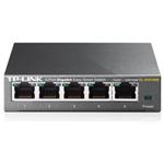 TP-Link TL-SG105E, 5 port Gigabit mini Easy Smart Switch, 5x 10/100/1000M RJ45, IGMP, MTU, Tag-Based, VLAN, QoS, steel c