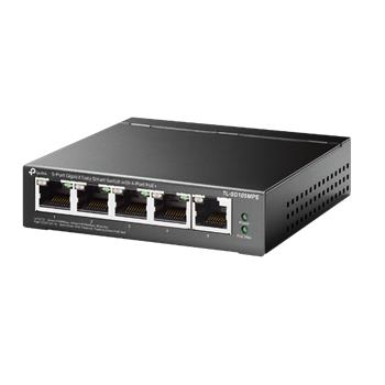 TP-Link TL-SG105MPE, 5portový gigabitový Easy Smart switch se 4 porty PoE+