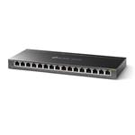 TP-Link TL-SG116E, 16 port, Desktop Switch, 16x 10/100/1000Mbps, 16xRJ45 ports, metalic case