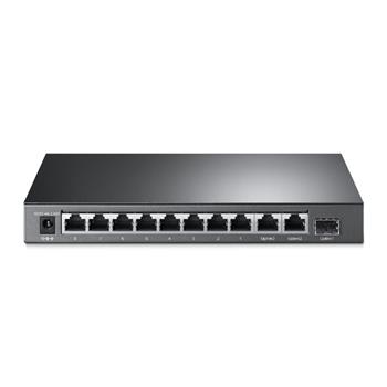 TP-Link TL-SL1311MP, 8portový 10/100 Mb/s + 3portový gigabitový stolní switch s 8 porty PoE+