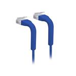 Ubiquiti U-Cable-PATCH-RJ45-BL,Eth Patch Kabel,0,1m (0,22m s konektory), Cat6, modrý