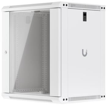 Ubiquiti UniFi 12U Rack Cabinet Wall 450 Glass - Nástěnný rozvaděč, výška 12U, ventilátory, prosklené dveře