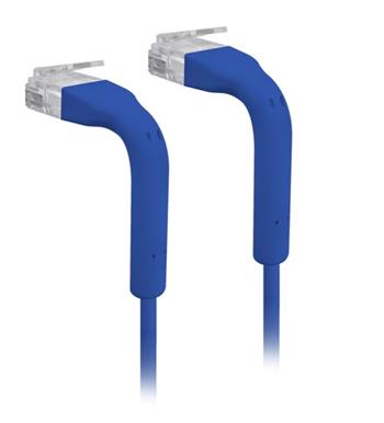 UBNT U-Cable-PATCH-0.3M-RJ45-BL, UniFi Ethernet Patch Kabel, 0,3m, Cat6, modrý