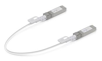 UBNT UC-DAC-SFP+, UniFi SFP DAC Patch kabel, 0,5m, 10Gbps, bílý