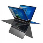 UMAX VisionBook 14Wr Flex/Celeron N4120/4 GB/128 GB eMMC/M.2 SATA SSD slot/14,1" Full HD/W10Pro/Tmavě šedý