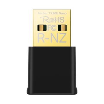 USB klient TP-Link Archer TX20U Nano AX 1800 adaptér, 2,4/5GHz, USB 3.0
