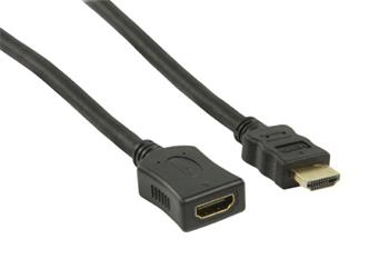 VALUELINE High Speed prodlužovací HDMI™ kabel s podporou ethernetu/ konektory HDMI™ – HDMI™/ černý/ 5m