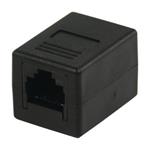 Valueline VLCP89010B - Síťový adaptér CAT6 RJ45 (8P8C) zásuvka - RJ45 (8P8C) zásuvka, černá