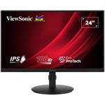ViewSonic VA2408-HDJ / 23,8"/ IPS/ 16:9/ 1920x1080/ 1ms/ 100Hz/ 250cd/m2/ HDMI / VGA / DP / výšk. nast.