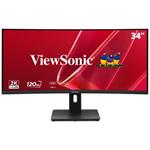 ViewSonic VA3420C-2 34" 21:9, 3440 x 1440, VA zakřivený monitor,120Hz,HDMI,DP,USB,USB-C 96W, speakers,výš. stavitelný