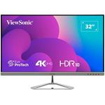 ViewSonic VX3276-4K-MHD-2 32" 16:9, 2560 x 1440 VA monitor,75Hz,10 bit colour, 2 HDMI, DP, Mini  DP, speakers. stříbrný