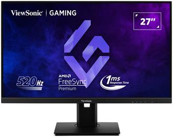 ViewSonic XG2737 27" 16:9 1920 x 1080 SuperClear® IPS, 180Hz, 1ms MPRT, 520Hz, 2 HDMI, DP, HDR10, výškově nastavitelný