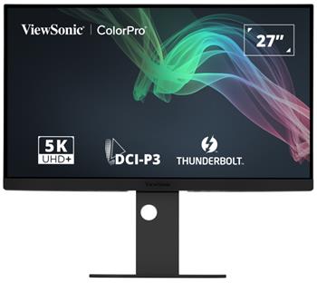 ViewSonicVP2788-5K '27" 16:9 5120 x 2880 SuperClear® IPS,Macbook vzhled,Thunderbolt 4 with 100W nabíjení, HW kalibrace