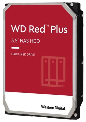 WD Red Plus/4TB/HDD/3.5"/SATA/5400 RPM/Červená/3R