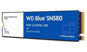 WD SSD Blue SN580 1TB / WDS100T3B0E / NVMe M.2 PCIe Gen4 / Interní / M.2 2280