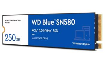 WD SSD Blue SN580 250GB / WDS250G3B0E / NVMe M.2 PCIe Gen4 / Interní / M.2 2280