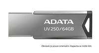 ADATA Flash Disk 32GB UV250, USB 2.0 Dash Drive, tmavě stříbrná