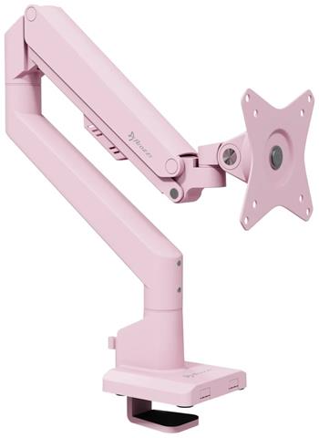AROZZI ALZARE NEO Pink/ stolní držák pro monitory/ plynový píst/ kovový/ růžový