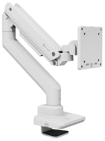 AROZZI ALZARE NEO PRO White/ stolní držák pro monitory/ plynový píst/ kovový/ bílý