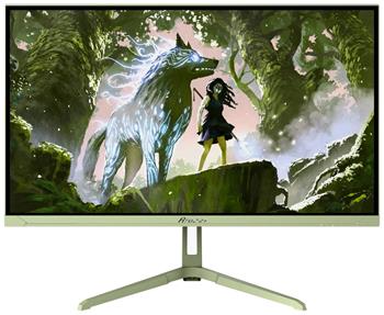 AROZZI NOVA herní monitor 23,8" 24T1K200 Forest Green/ LED/ 1920x1080/ 200Hz/ IPS/ 1000:1/ 1ms/ HDMI/ DP/ mechově zelen