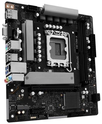 ASRock H810M-X / Intel H810 / LGA1851 / 2x DDR5 / M.2 / VGA / HDMI / DP / mATX