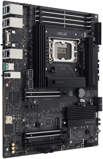 ASUS Pro WS W880-ACE SE / Intel W880 / Intel LGA1851 / 8x DDR4 / M.2 / USB Type-C / ATX