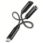 AXAGON ADA-HCPD, USB-C na 3.5mm jack - Hi-Res DAC audio adaptér, 384kHz/32bit, stereo, PD 60W 3A