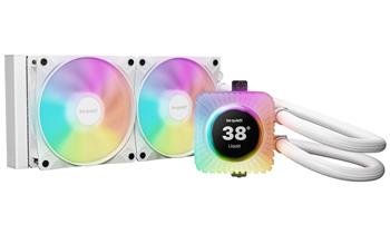 Be quiet! vodní chladič CPU Light Loop IO LCD ARGB 240mm / 2x120mm PWM fan / displej / IO ekosystém /Intel i AMD / bílý