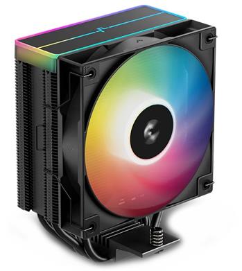 DEEPCOOL chladič AG400 ARGB V2 / 120mm fan ARGB / 4x heatpipes / PWM / pro Intel i AMD / černý