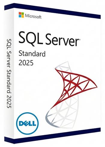 DELL MS SQL Server 2025 Standard OEM Includes 5 USER CALs NFI s SQL2022/2019 downgrade Media