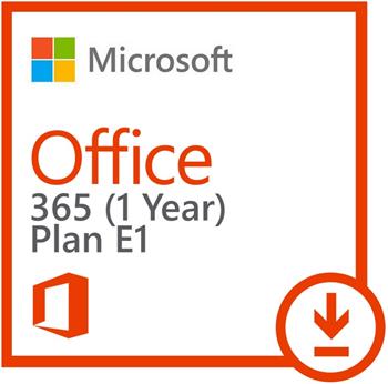 Elektronicky: Microsoft CSP Office 365 E1 předplatné 1 rok, vyúčtování měsíčně