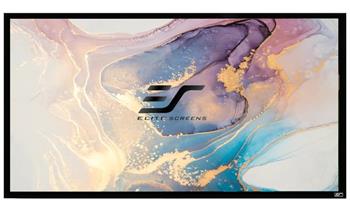 ELITE SCREENS plátno v pevném rámu CINEMA Scope 125" (317,5cm)/ 2,35:1 / 124,5×292,5cm/ gain 1.1/ rám černý 6cm