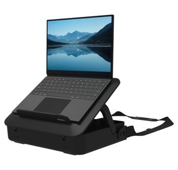 FELLOWES kufřík a podložka pod notebook BREYTA černý
