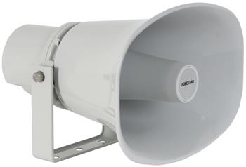 Fonestar Tlakový 100V reproduktor 30 W, IP66, citlivost 104 dB, ABS, Al držák, nerez, šedý