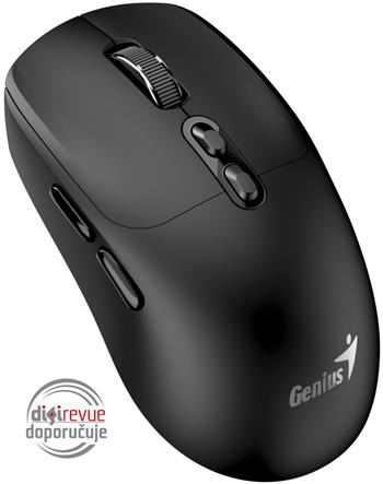 GENIUS NX-8080S BT Noble Black/ duální Bluetooth + 2,4GHz/ 1600 dpi/ bezdrátová/ Copilot/ tichá/ 7tlačítková/ černá