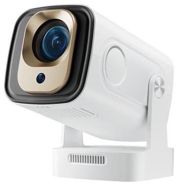 HELMER chytrý přenosný projektor SP 700/ Full HD/ 400 ANSI lm/ HDMI/ USB/ BT/ Wi-Fi/ Auto Focus/ Repro/ Android 13/ bíl