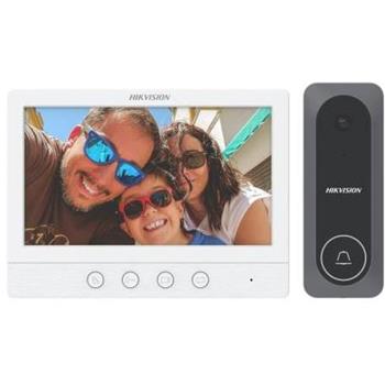 Hikvision Kit videotelefonu, analog. 4-drát, bytový monitor + vnitřní dveřní stanice