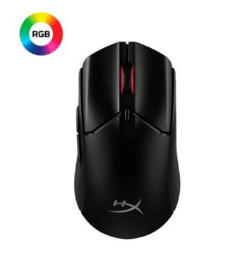 HyperX Pulsefire Haste 2/Herní/Optická/Pro praváky/26 000 DPI/USB+BT/Černá